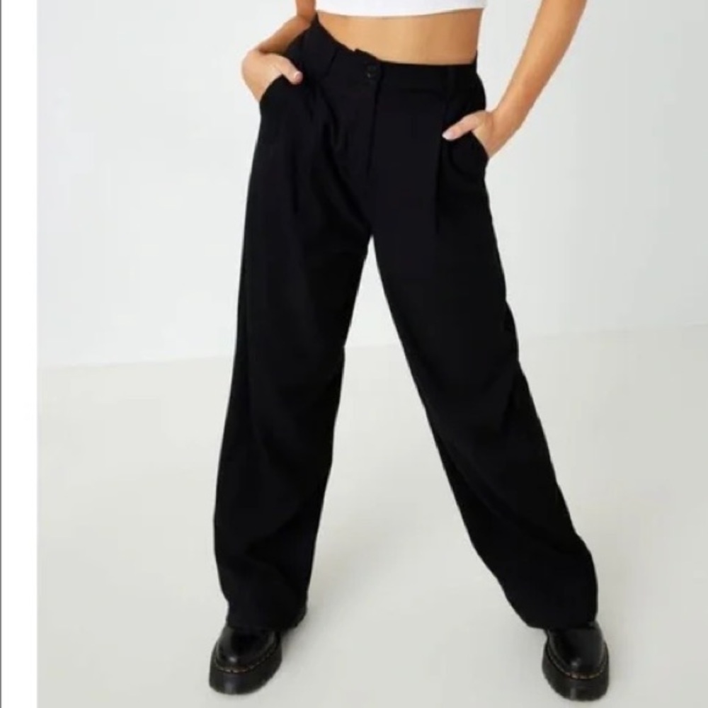 Garage |Black Wide Leg Pants